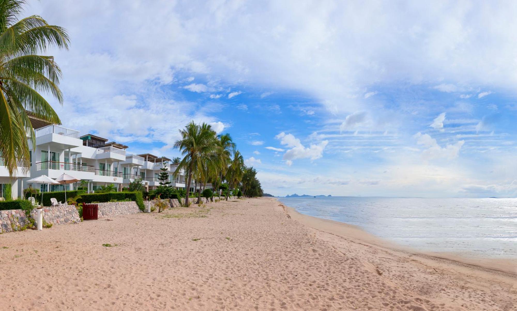 Absolute Beachfront Villa Ban Huai Yang Luaran gambar