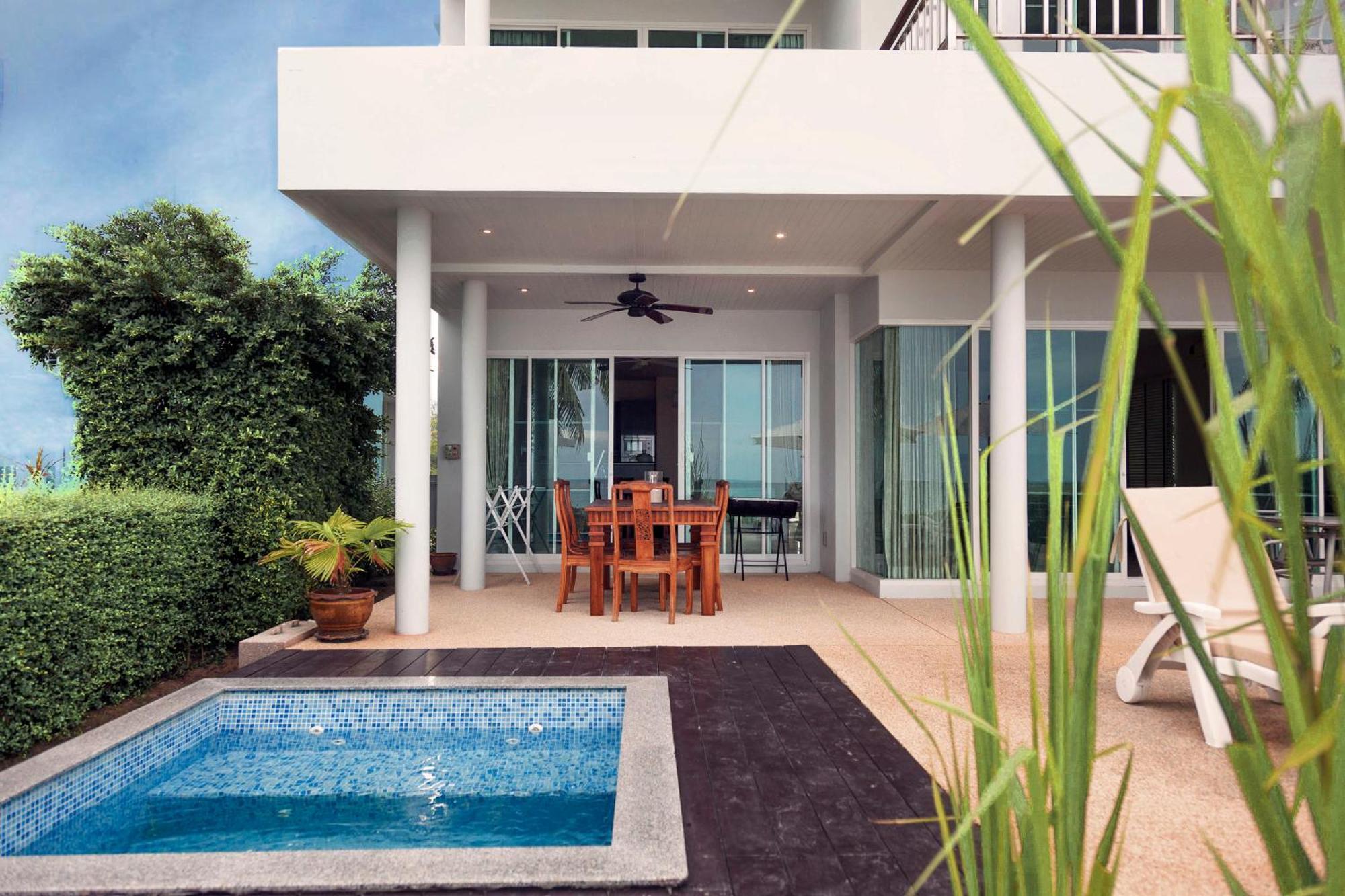 Absolute Beachfront Villa Ban Huai Yang Luaran gambar