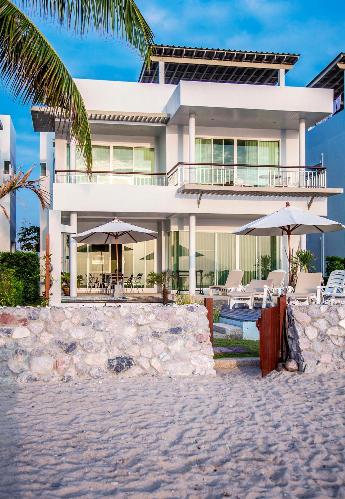 Absolute Beachfront Villa Ban Huai Yang Luaran gambar